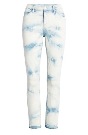 Articles of Society Carly Ankle Crop Skinny Jeans (Cannon Acid Blue)