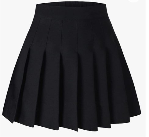 black tennis skirt