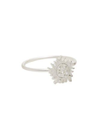 Supernatural Join The Hunt Anti-Possession Symbol Dainty White Ring