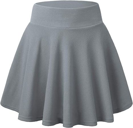 Amazon.com: DJT FASHION Women's Casual Stretchy Flared Pleated Mini Skater Skirt with Shorts : Clothing, Shoes & Jewelry