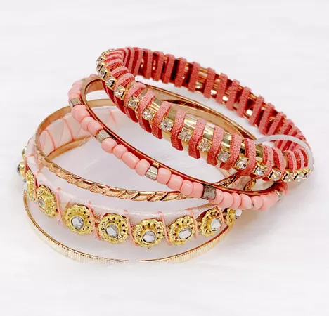 Pink Bangle Bracelet – privityboutique