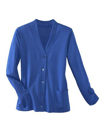UltraSofts Button-Front Knit Cardigan at Amazon Women’s Clothing store