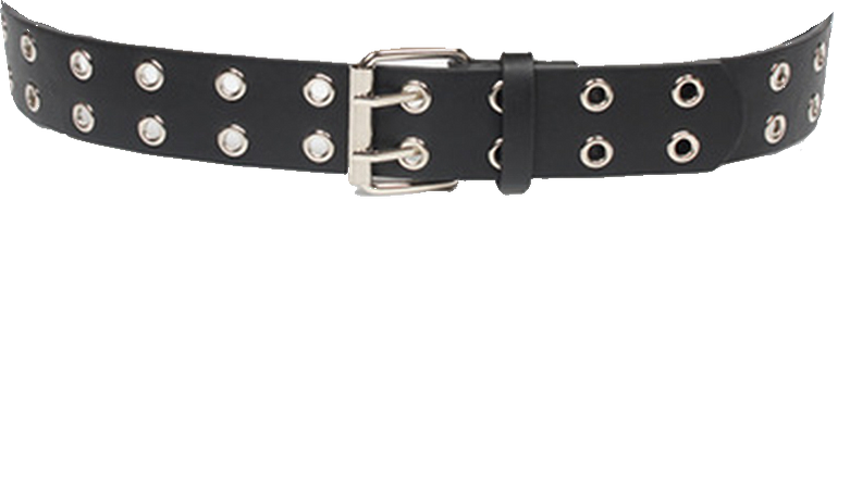 black grommet belt