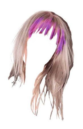 purple bangs