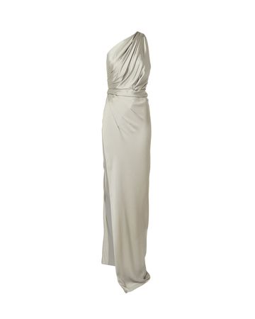 Asymmetrical Drape Gown