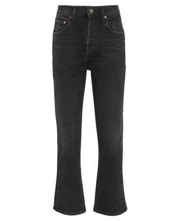 AGOLDE Riley Straight Crop Jeans | INTERMIX®