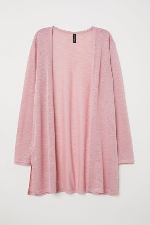 Fine-knit Cardigan | Powder pink | DIVIDED | H&M US