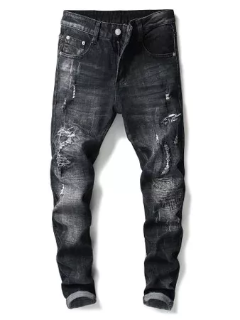 2018 Ripped Jeans Online In Men Store. Best Ripped Jeans For Sale | DressLily.com Page 2