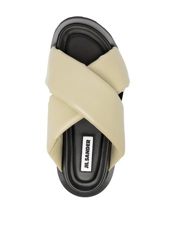 Jil Sander crossover-toe Platform Sandals - Farfetch