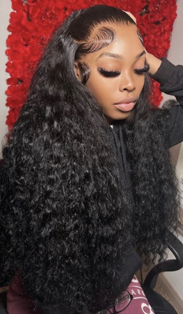 half up half down lace front