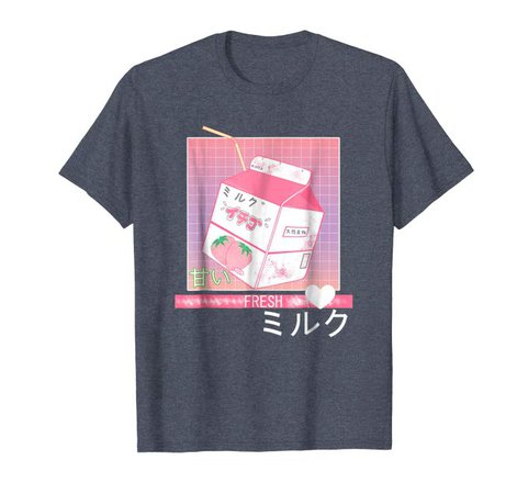 Amazon.com: 90s Japanese Otaku Stylish Aesthetic Milk T-Shirt: Clothing