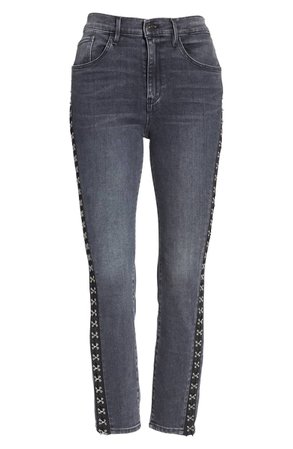 3x1 NYC Corset Detail Ankle Skinny Jeans (Edda) | Nordstrom