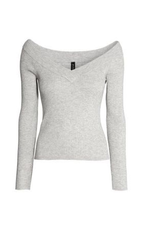 grey sweater