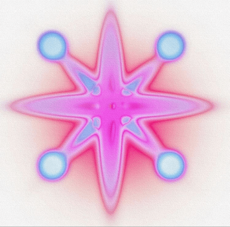 abstract atom art