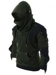 green armored hoodie