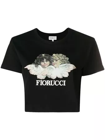 Fiorucci Angels cropped T-shirt