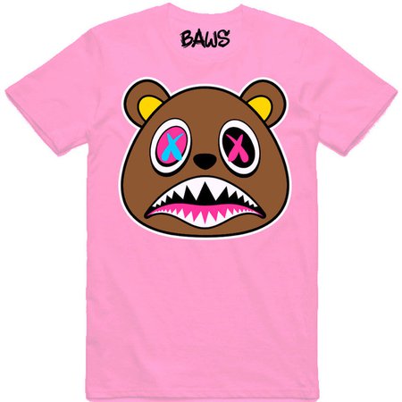 crazy baws neon baws pink shirt