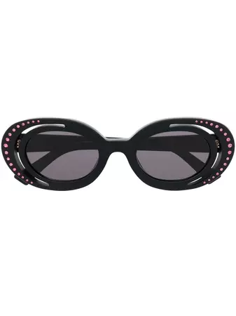 Retrosuperfuture Zion Canyon crystal-embellishment Sunglasses - Farfetch