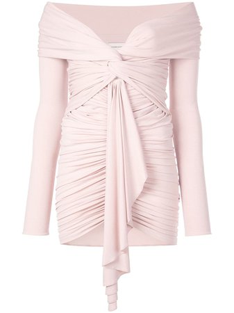 Alexandre Vauthier ruched off-the-shoulder dress $2,090 - Shop AW19 Online - Fast Delivery, Price