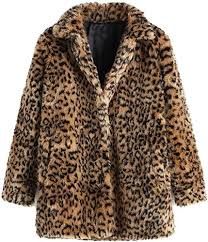 furry leopard coat