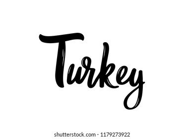 turkey word