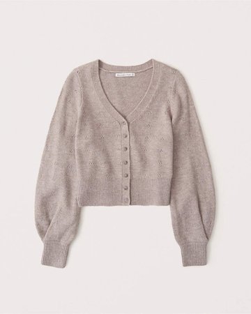 cropped cardigan from A&F