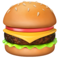 🍔 Hamburger Emoji (Apple)