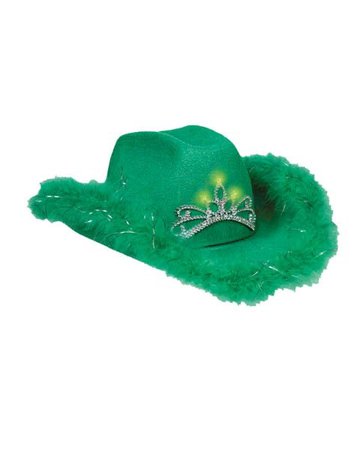 Green Cowgirl Hat