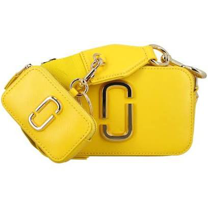 yellow Marc Jacobs snapshot bag
