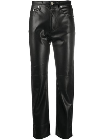 Nanushka Faux-Leather Trousers Aw20 | Farfetch.Com