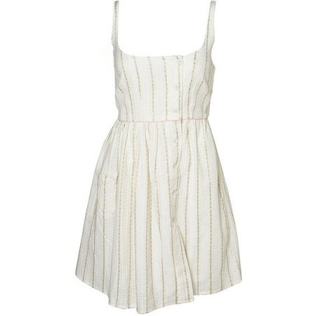 Flower Stripe 50s Dress
