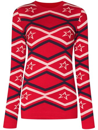 Shop red Perfect Moment Maze ski base layer top with Express Delivery - Farfetch