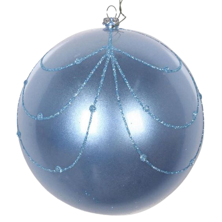 periwinkle christmas ornament