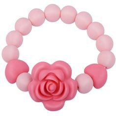 flower rose baby silicone Teether