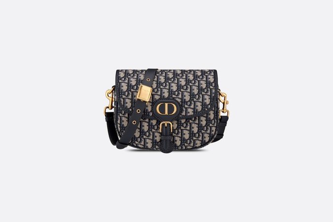 Medium Dior Bobby Bag Blue Dior Oblique Jacquard - Bags - Women's Fashion | DIOR