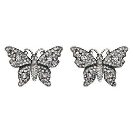 Crystal studded butterfly earrings - Gucci Fashion Jewelry For Women 503919J3F428162
