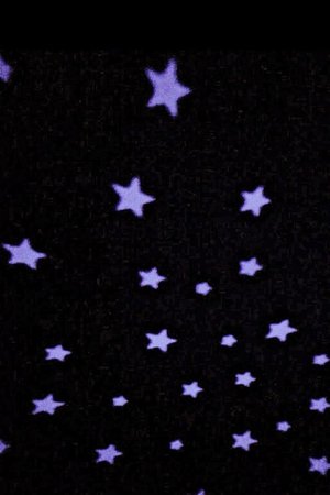 blue ceiling stars
