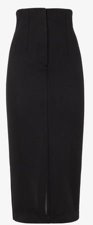 FENDI Skirt - Black piqué skirt | Fendi
