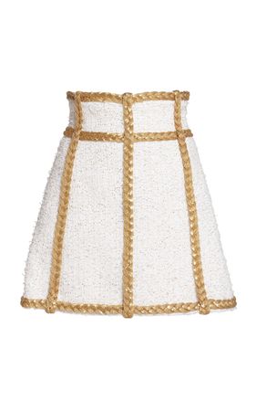 Braided Boucle Mini Skirt By Giambattista Valli | Moda Operandi