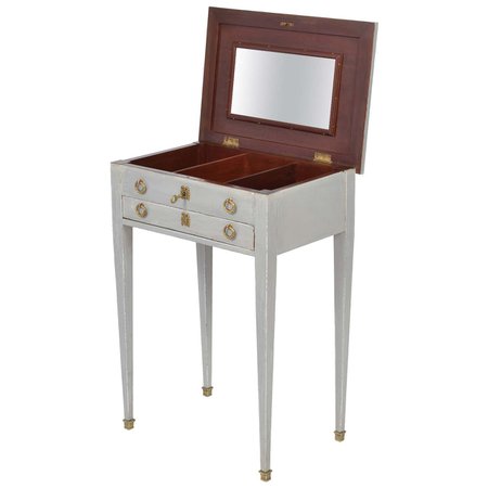French Directoire Style Vanity Side Table For Sale at 1stDibs
