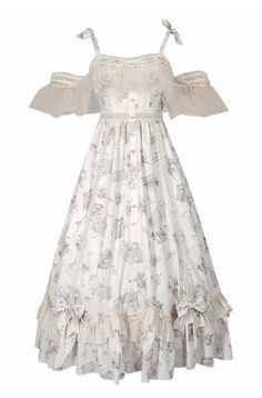 white vintage fashion coquette dress
