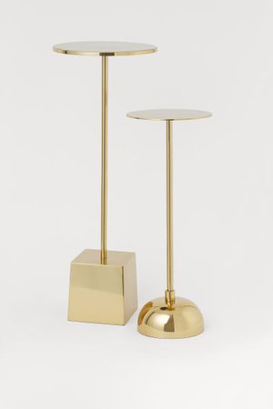 Metal side table - Gold-coloured - | H&M GB