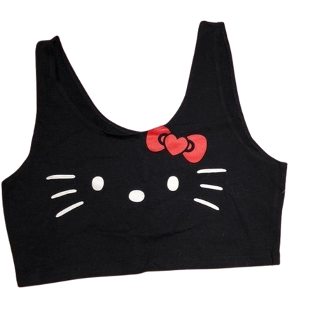 hello kitty crop top (@mochi-items)
