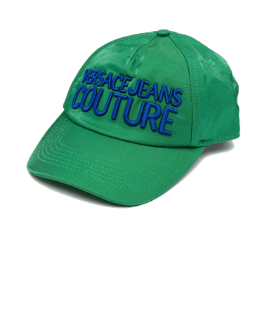 Green Versace Jean Couture Hat