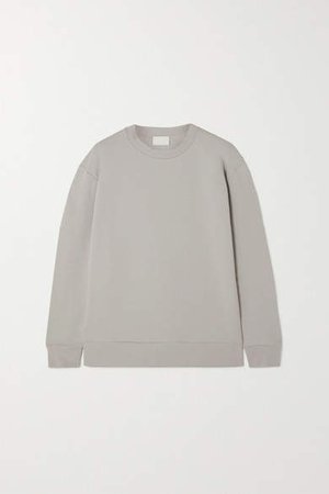 Handvaerk - Stretch-pima Cotton-jersey Sweatshirt - Gray