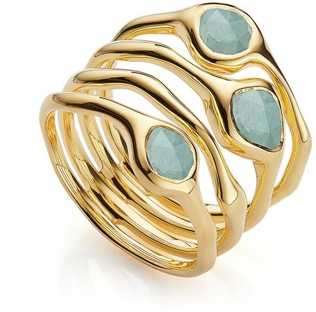 Siren Cluster Cocktail Ring