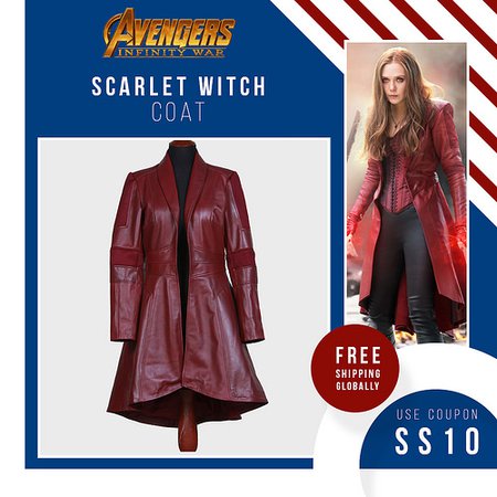 Avnegers Infinity War Scarlet Witch Coat | www.newamericanja… | Flickr