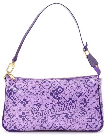 LOUIS VUITTON Purple Cosmic Blossom Handbag
