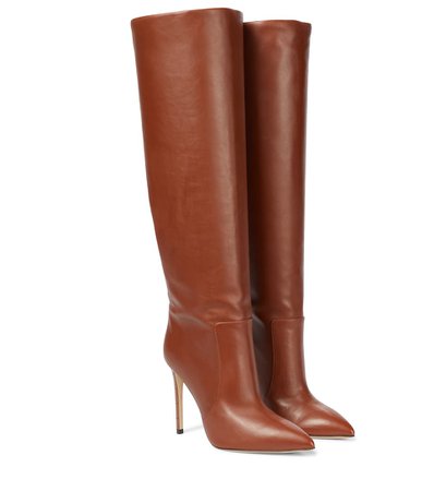 Paris Texas - Leather knee-high boots | Mytheresa