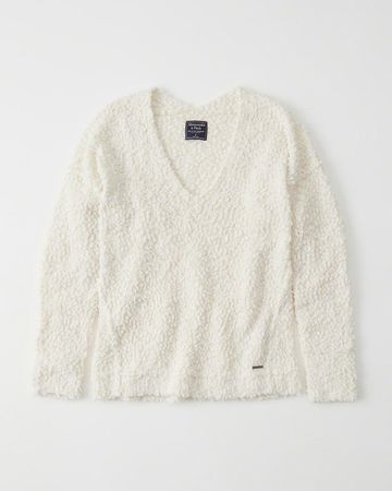 Womens Boucle Sweater | Womens Tops | Abercrombie.com